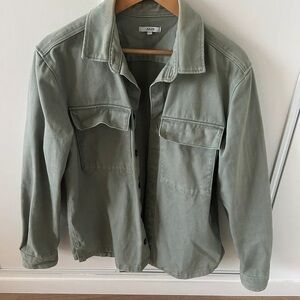 Joules Sage Green Men's Shirt Jacket